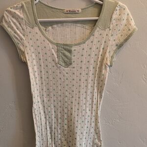 Vintage Forever 21 Women's Retro Western Cut Top